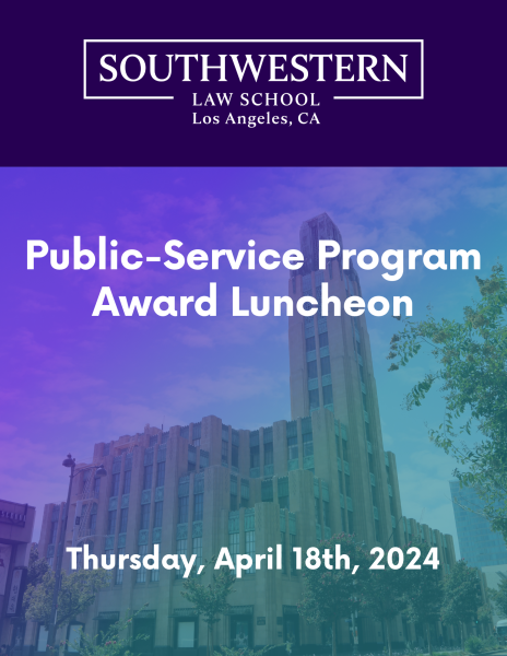 2024 Public Service Program Award Luncheon Digital Brochure