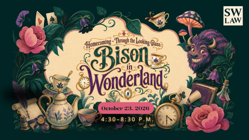 Homecoming: Through the Looking Glass - Bison in Wonderland Ocotber 23, 2026, 4:30-8:30 p.m.