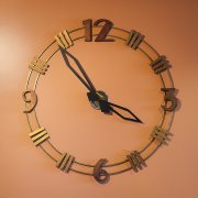 Clock on 4th floor