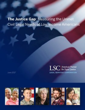 Image - The Justice Gap: Measuring the Unmet Civil Legal Needs of Low-income Americans