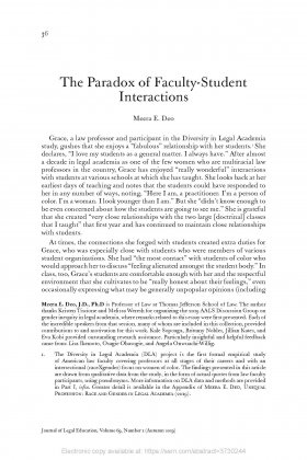 Image - The Paradox of Faculty-Student Interactions
