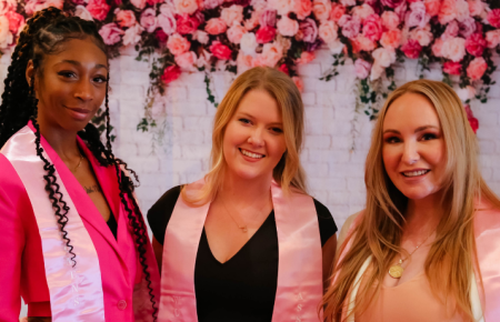 ORLP members I'niah Clark, Jenna Myers Karvunidis and Christy Thomas