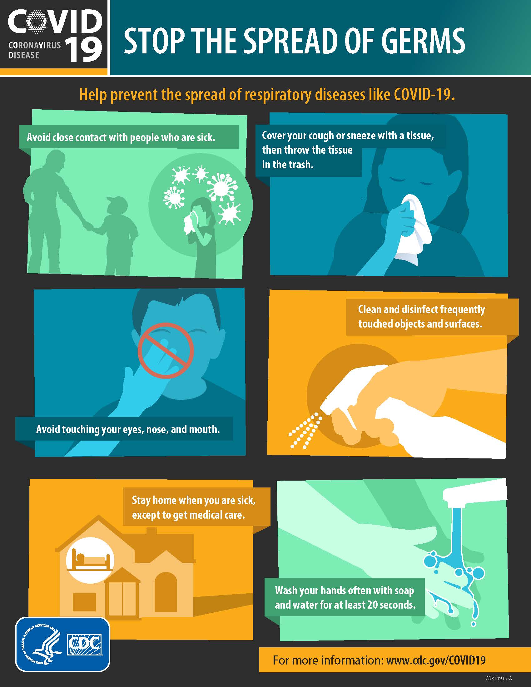 Image - CDC Stop the Spread of Germs