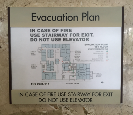 Emergency Evacuation Floor Plan