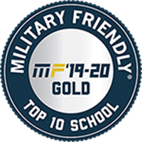 Image - Military Friendly Top 10 Graduate School Logo