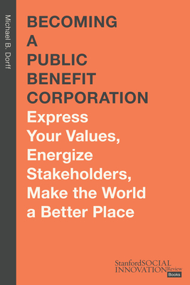 Becoming a Public Benefit Corporation book cover