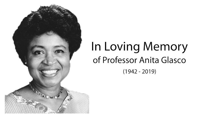 Professor Anita Glasco 1942 - 2019