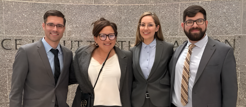 Moot Court Team ABA with Coach Jenny Rodriguez-Fee