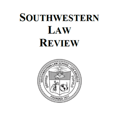 Southwestern Law Review with SWLAW seal