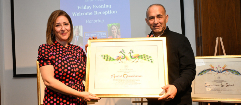 Vice Dean Anahid Gharakhanian Recieves Award