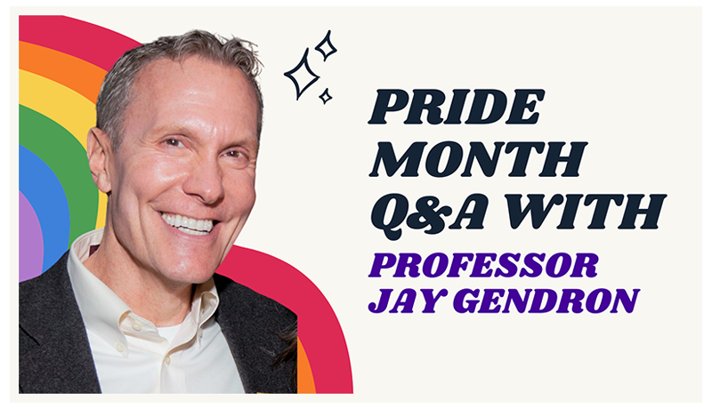 Image - Pride Month Q&A with Professor Jay Gendron