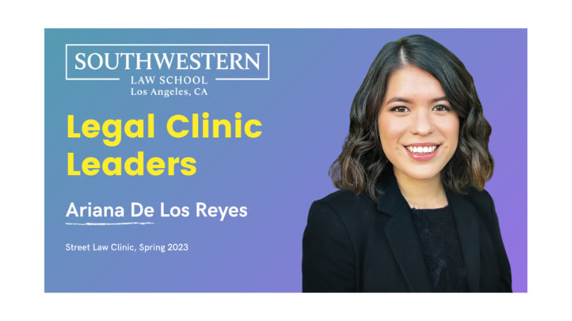 Legal Clinic Leader - Ariana De Los Reyes, Street Law Clinic, Spring 2023