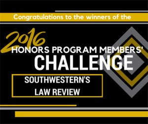 2016 Honors Program Member Challenge