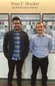Alumni Joshua Maldonado and  Phillip Leathers participated in Drucker competition 