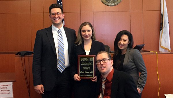TAHP team at American Association for Justice Trial Advocacy Competition in March 2017