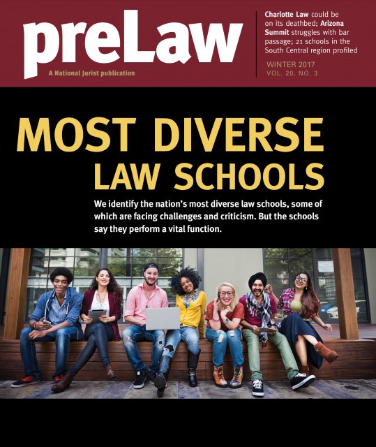 Cover of preLaw Magazine