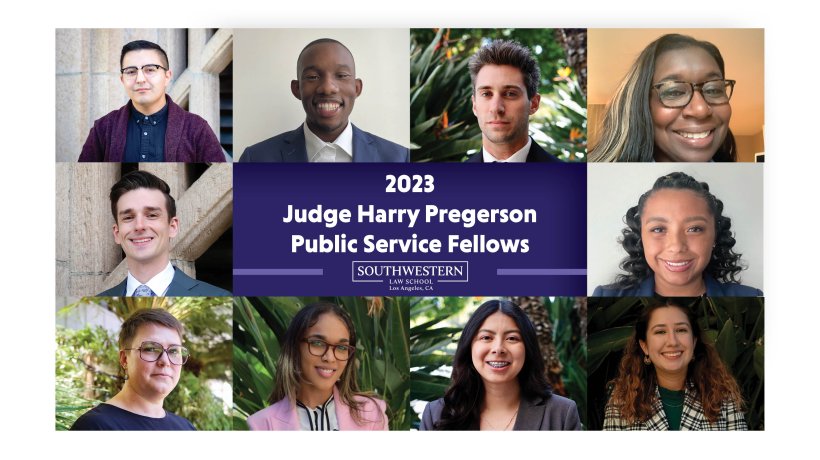 2023 Judge Harry Pregerson Fellows Collage