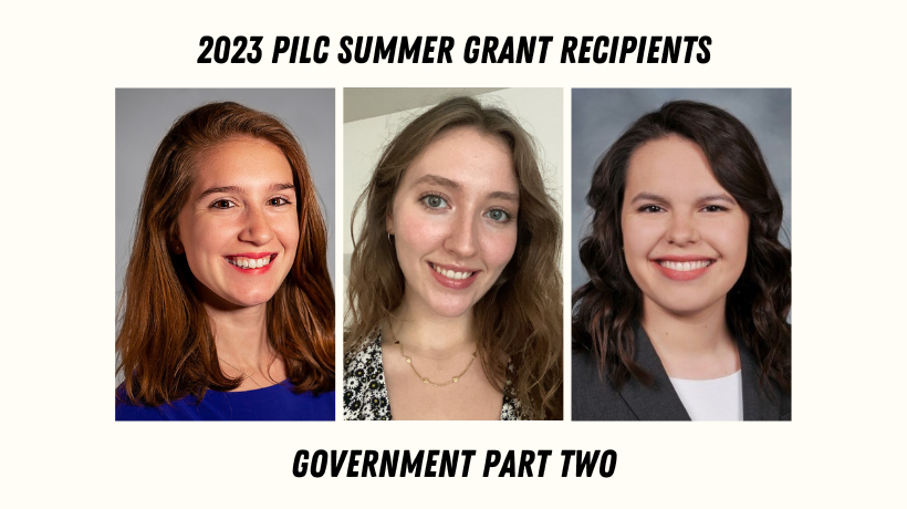 2023 PILC Grant Recipients Collage Working in Government Part Two
