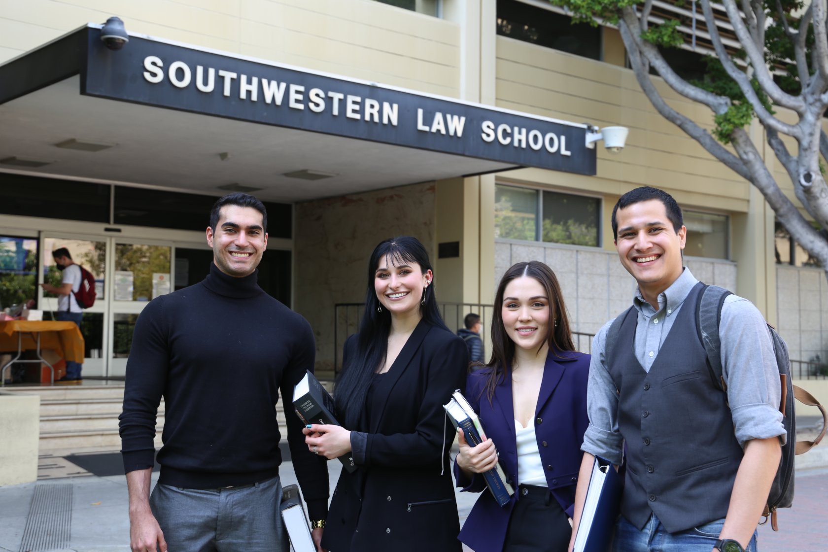 SCALE students in front of Southwestern