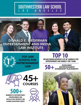 Image -Donald E. Biederman Entertainment and Media Law Institute Flyer