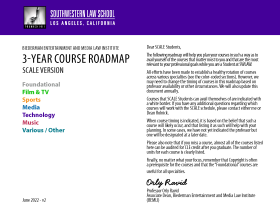 BEMLI Three Year Course Roadmap SCALE Version Front Page