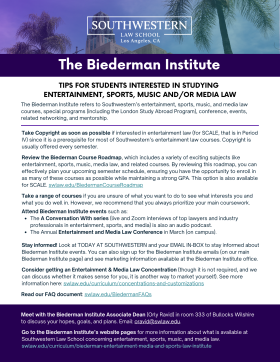 2024 Biederman Institute Tips Flyer