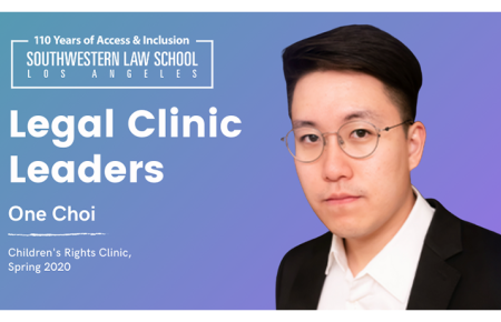 Image - Legal Clinic Leaders One Choi - Children's Rights Clinic Spring 2020